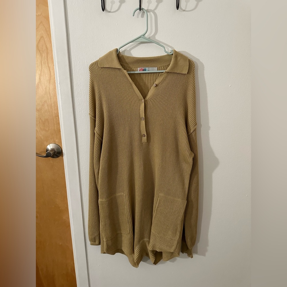 Free People Picnic Sweater Romper in Demeter